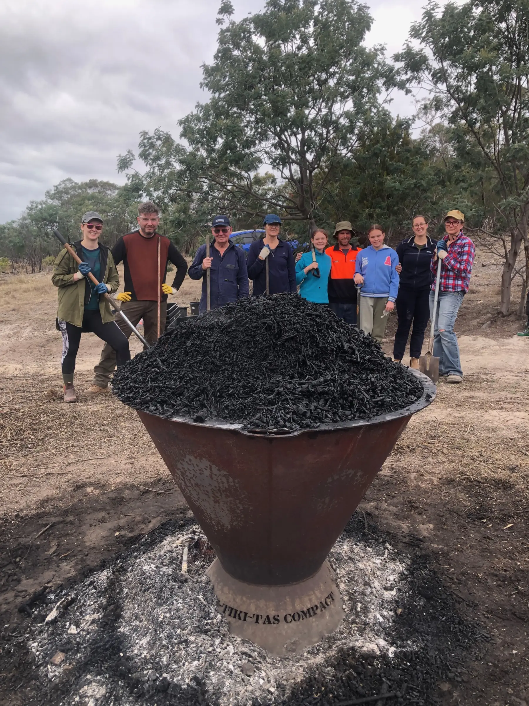 Members of the Rokeby Hills Community Landcare Group.